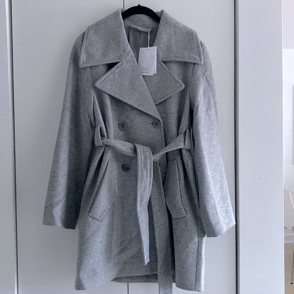 & Other Stories wool blend coat, size 6